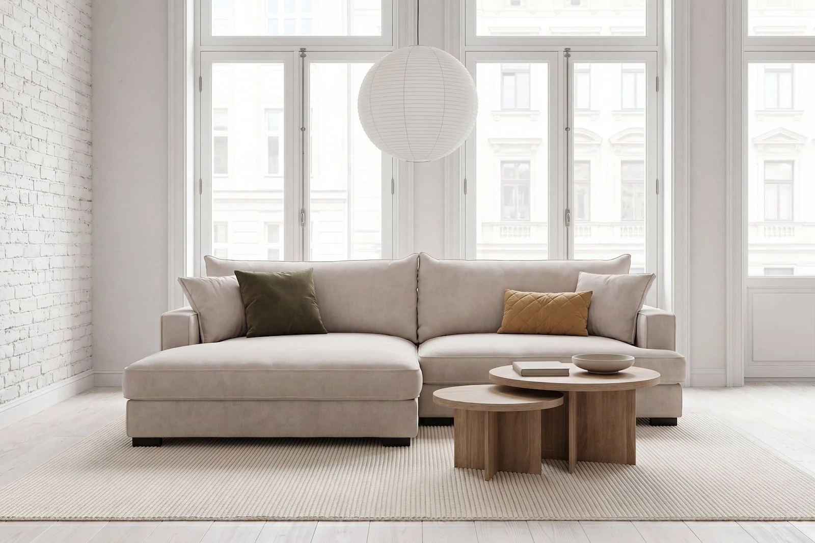 Rossi Lux sjeselong sofa