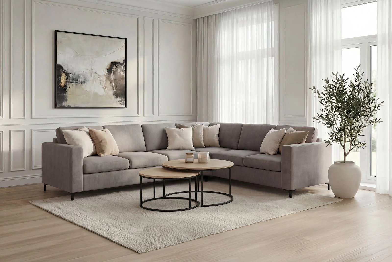 Ask hjørnesofa