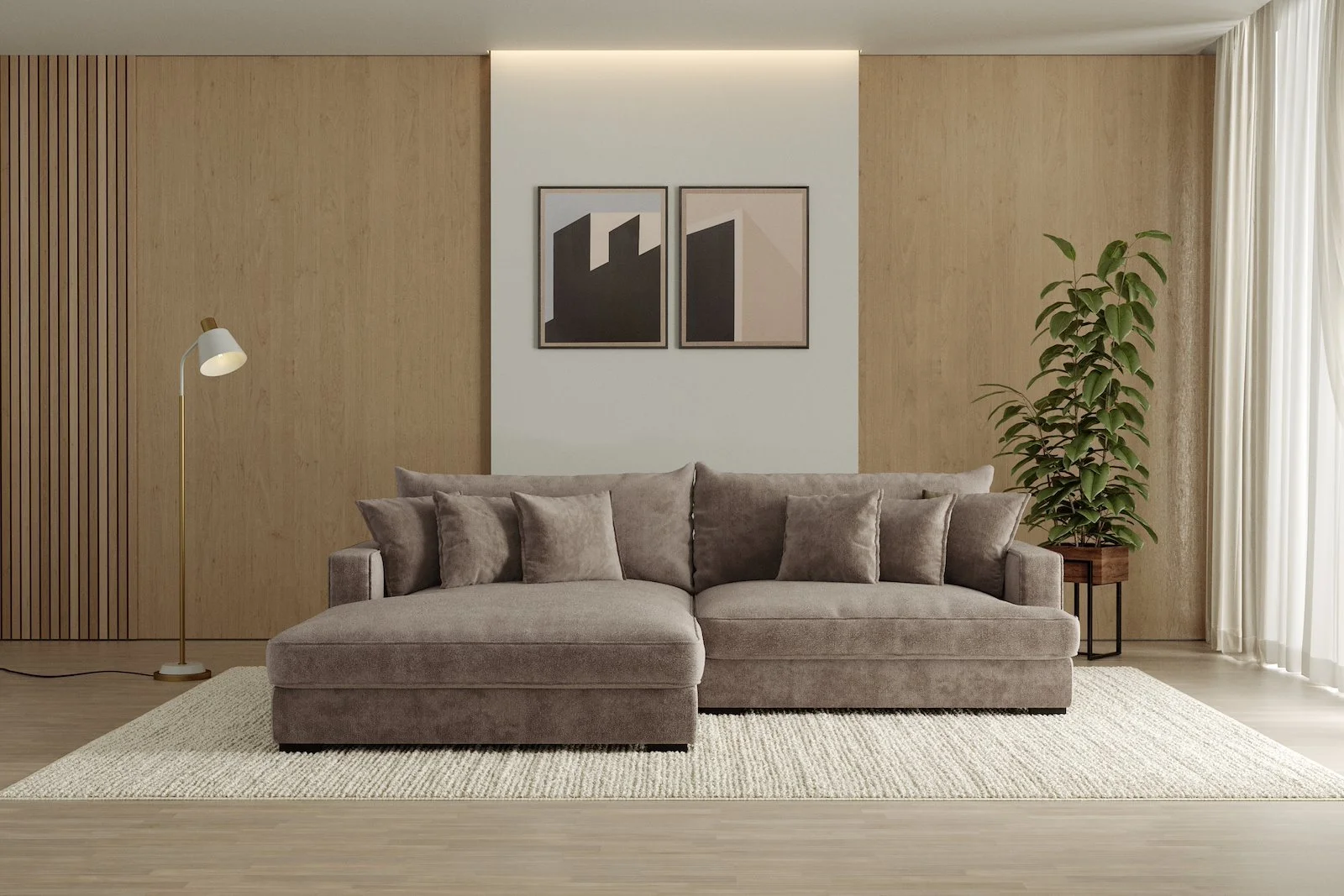 Rossi Lux sjeselong sofa