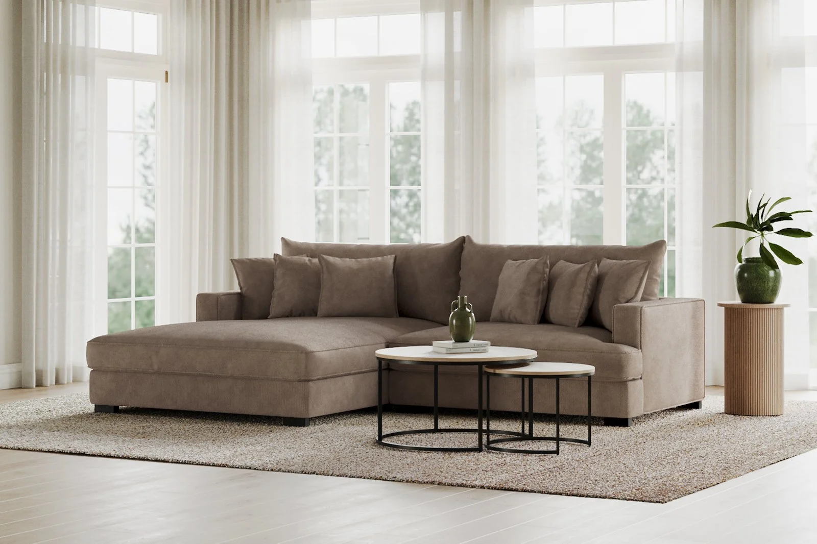 Rossi Lux sjeselong sofa