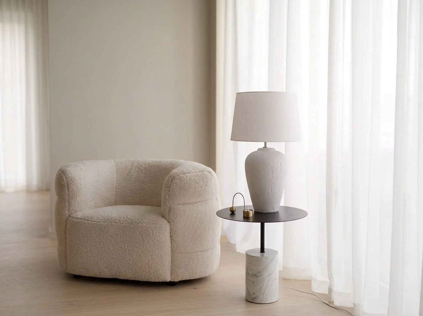 Struktur bordlampe