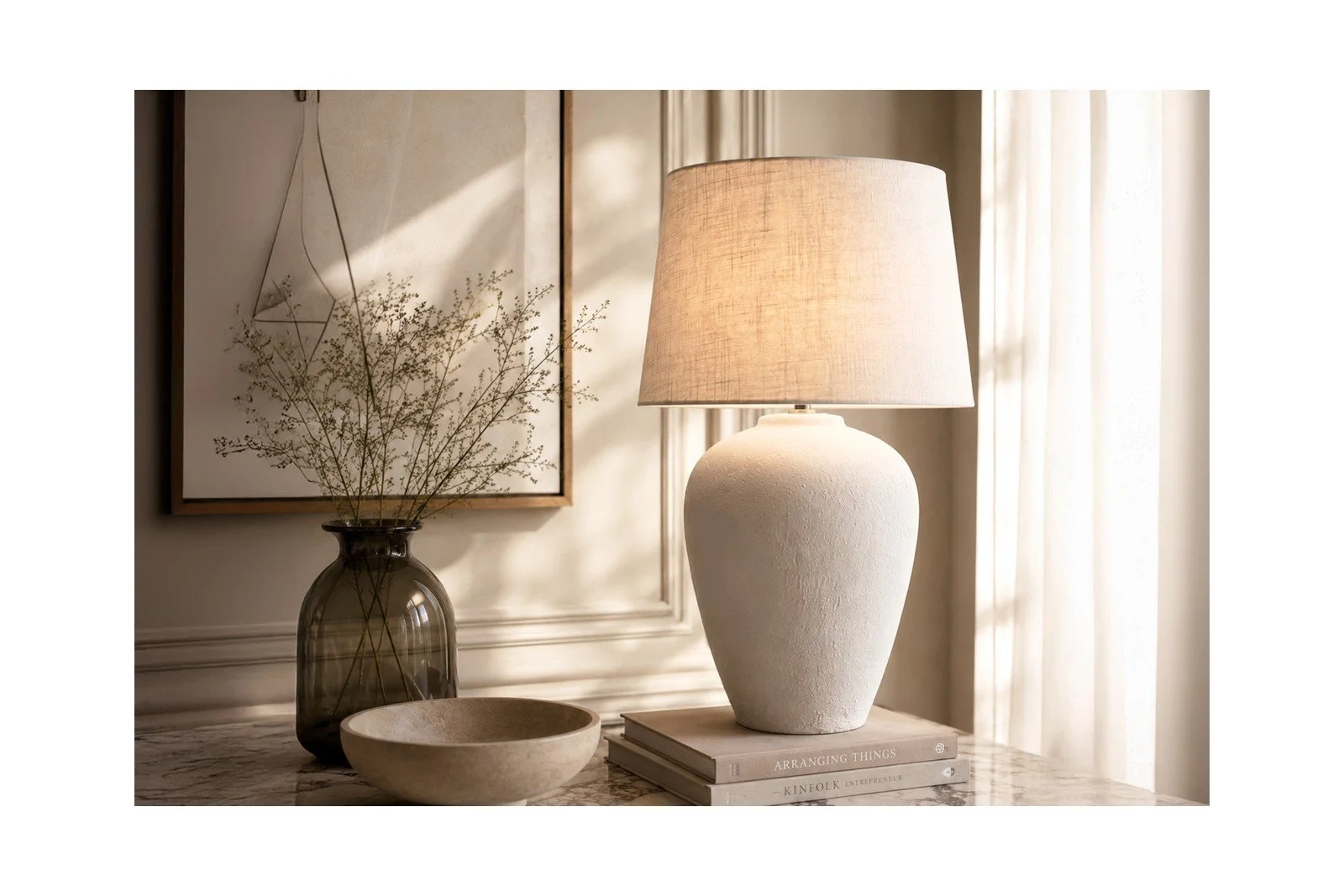 Struktur bordlampe