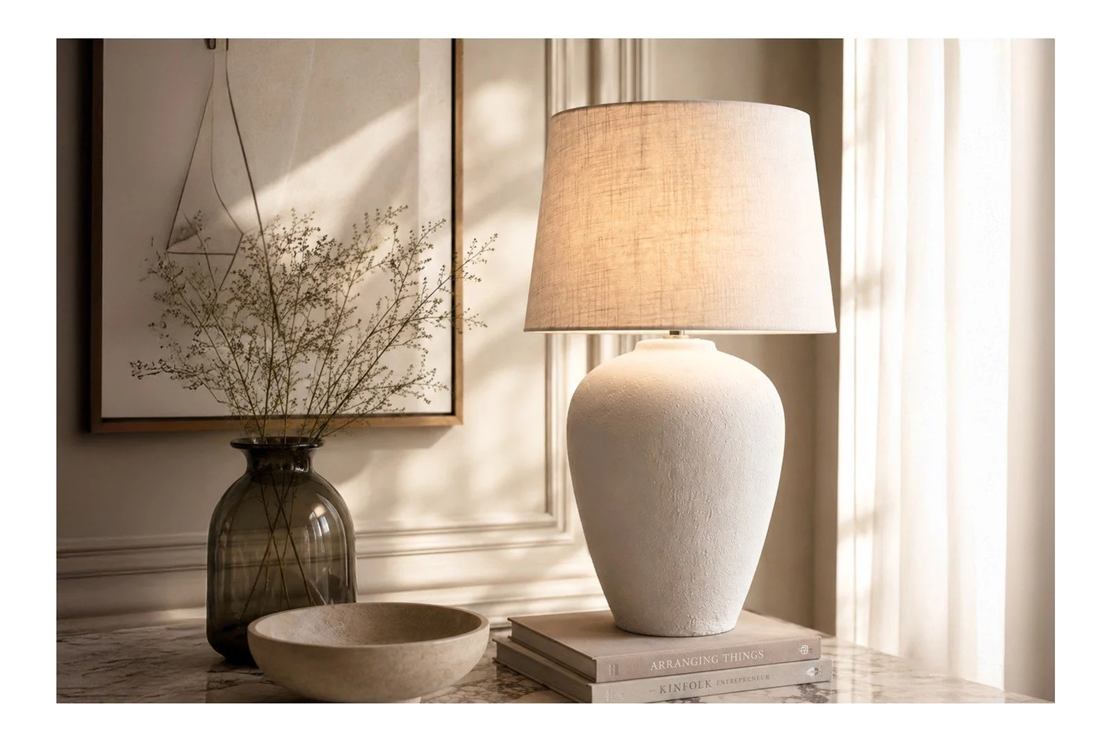 Struktur bordlampe