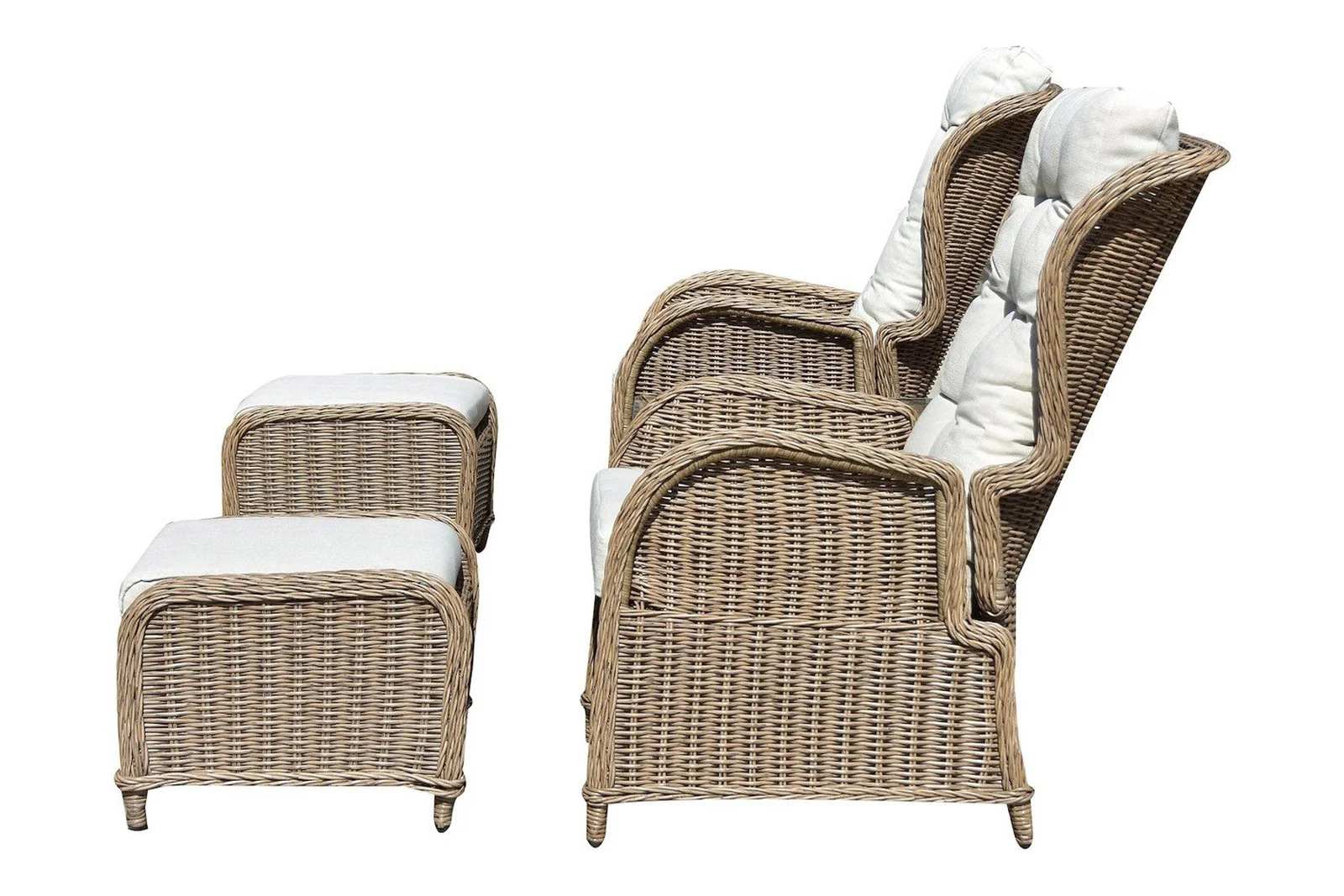 Trapani recliner sett 2 stoler m/kr og bord