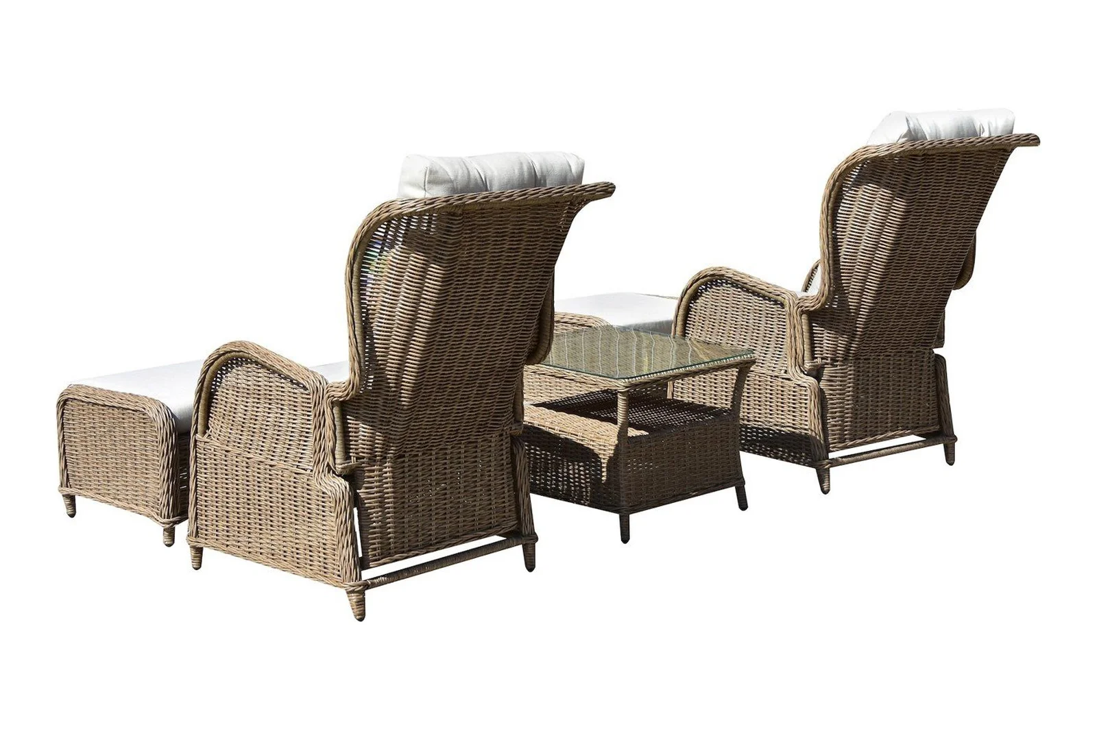Trapani recliner sett 2 stoler m/kr og bord