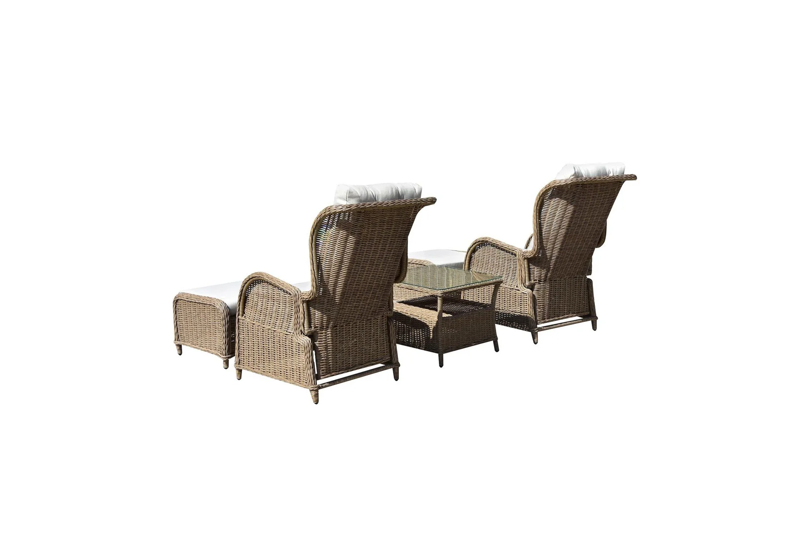 Trapani recliner sett 2 stoler m/kr og bord